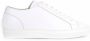 Doucal's Eric Sneakers Puur Wit Leer met Terry Cloth Veters Wit Heren - Thumbnail 4