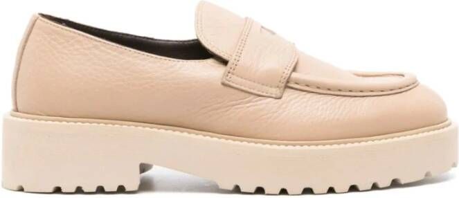 Doucal's Elegante Beige Loafers Beige Dames