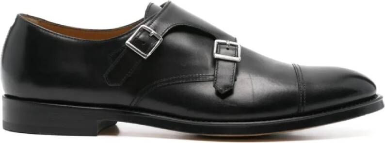 Doucal's Elegante Double Buckle Cap Toe Loafers