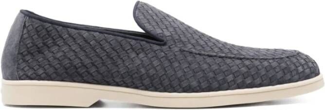 Doucal's Embossed Logo Loafers