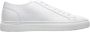 Doucal's Eric Sneakers Puur Wit Leer met Terry Cloth Veters Wit Heren - Thumbnail 1