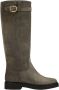 Doucal's Espresso Brown Suede Boot - Thumbnail 1
