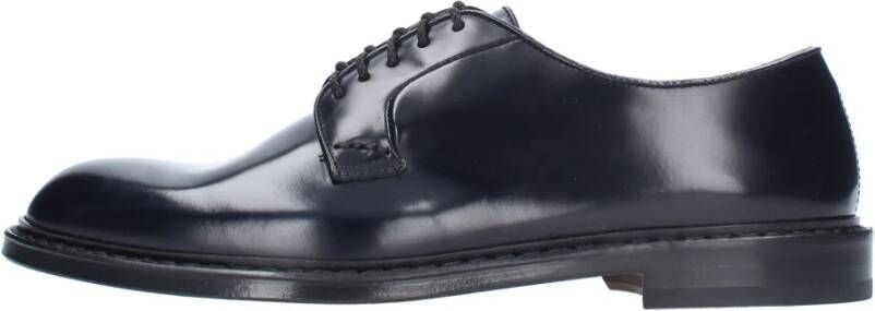 Doucal's Geveterde Derby Schoen Blue Heren