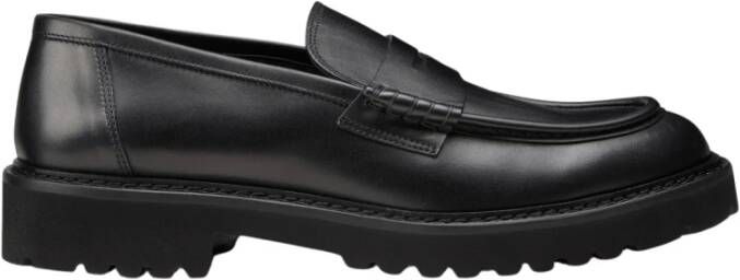 Doucal's Stijlvolle Instap Mocassins Black Heren