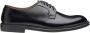 Doucal's Leren Derby Schoen Ronde Neus Glanzende Afwerking Black Heren - Thumbnail 1