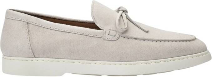 Doucal's Heren loafer van suède | zand Beige Heren