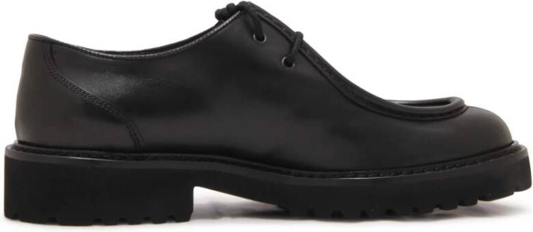 Doucal's Italiaanse Veterschoenen Zwart Deco