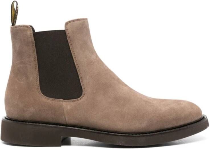 Doucal's Heren suède beatles enkellaars | cacao Brown Heren