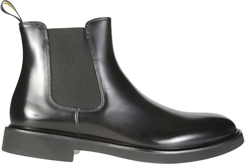 Doucal's Klassieke Chelsea Boot voor Mannen Black Heren