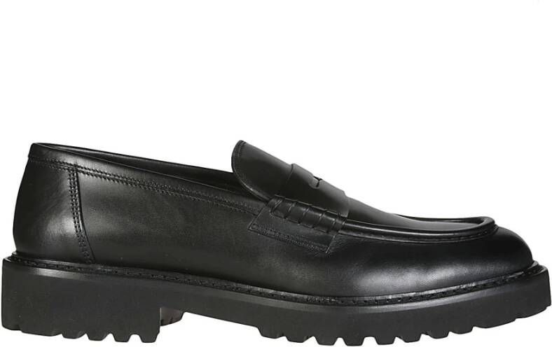 Doucal's Klassieke Mocassin Schoen Black Heren