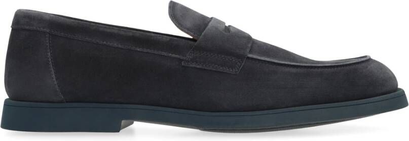 Doucal's Klassieke suède loafers met ronde neus