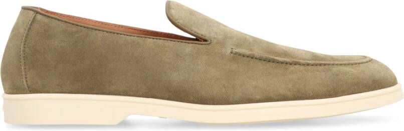Doucal's Klassieke suède loafers met ronde neus