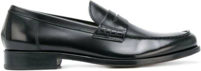 Doucal's Klassieke zwarte mocassins voor heren Black Heren