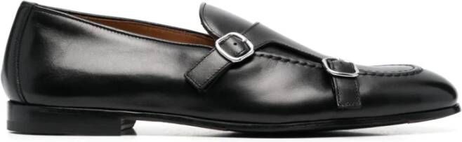 Doucal's Leren Gesp Loafers Black Heren