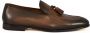 Doucal's Leren Mocassin Schoenen in Gerookt Grijs - Thumbnail 1