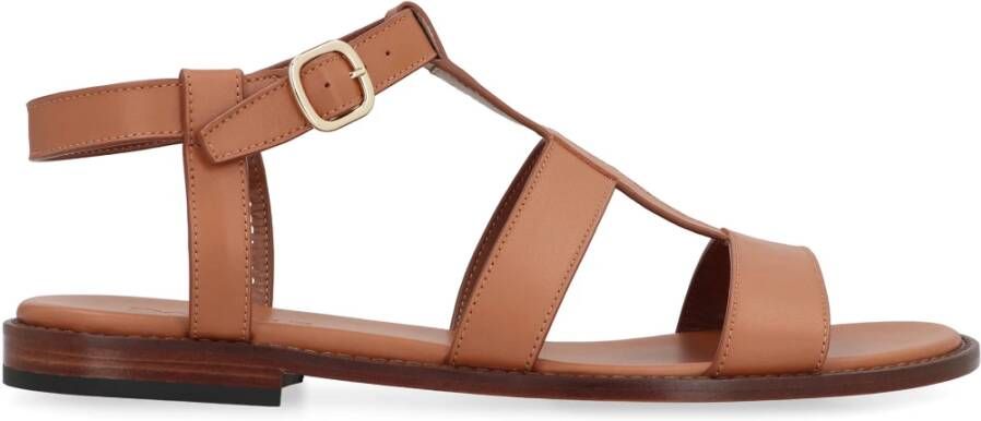 Doucal's Leren sandalen met verstelbare sluiting