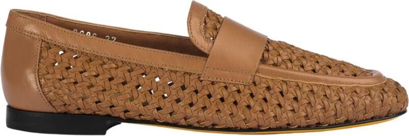 Doucal's Dames loafer van leer | bruin Brown Dames