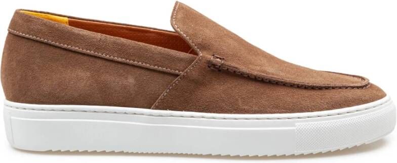 Doucal's Mink Suede Loafers
