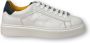 Doucal's Witte leren sneakers ronde neus White Heren - Thumbnail 1