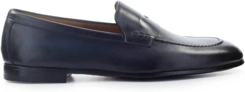 Doucal's Ongeveterde Mocassins Blue Heren