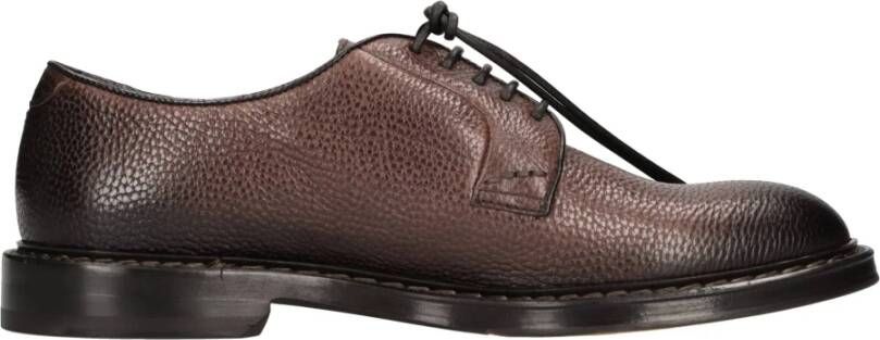 Doucal's Bruin leren veterschoenen casual en veelzijdig Brown Heren - Foto 2