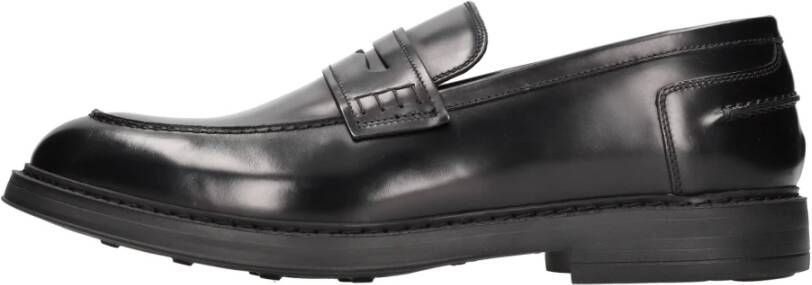 Doucal's Zwarte Leren Loafer Klassiek Ontwerp - Foto 2