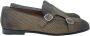 Doucal's Printed Bokeh Double Buckle Loafers - Thumbnail 1
