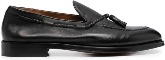 Doucal's Stijlvolle Tassel Loafers Black Heren