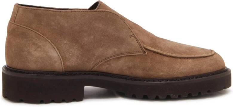 Doucal's Suède Instap Schoenen Gemaakt in Italië