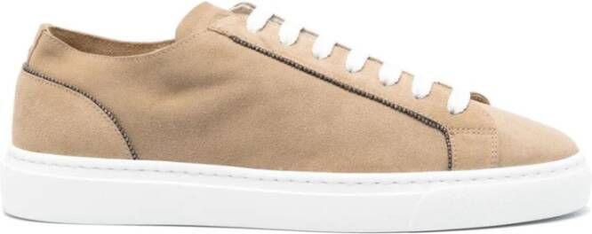Doucal's Suede Monili Chain Sneakers