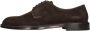 Doucal's Donkerbruine Suède Derby Schoenen Brown Heren - Thumbnail 1