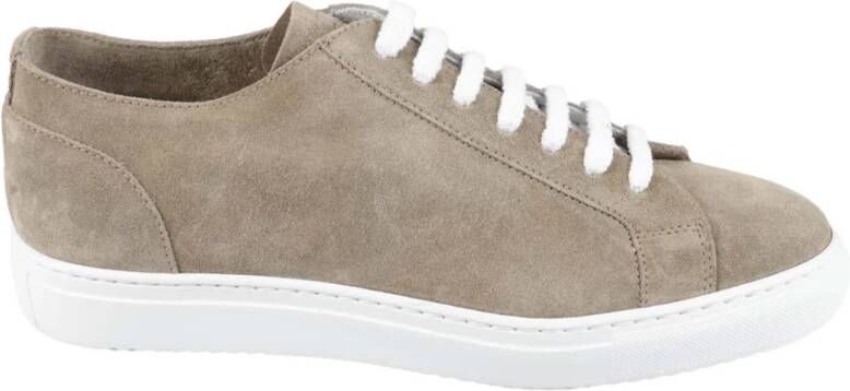 Doucal's Suède Sneaker Hoge Top Schoen Brown Heren