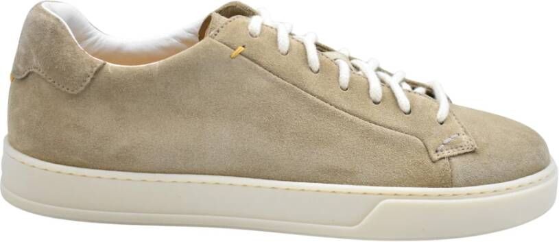 Doucal's Suede Sneakers met Veters
