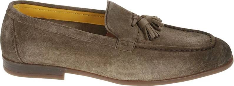 Doucal's Suede Tassel Loafer Schoenen Brown Heren