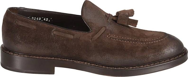 Doucal's Tassel Platte Schoenen Brown Heren