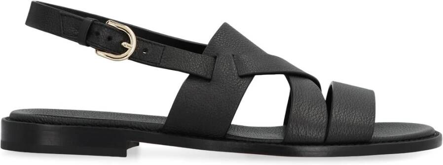 Doucal's Verstelbare leren sandalen met gesp