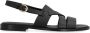 Doucal's Verstelbare leren sandalen met gesp - Thumbnail 1