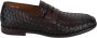 Doucal's Geweven leren mocins Bruin Brown Heren - Thumbnail 3