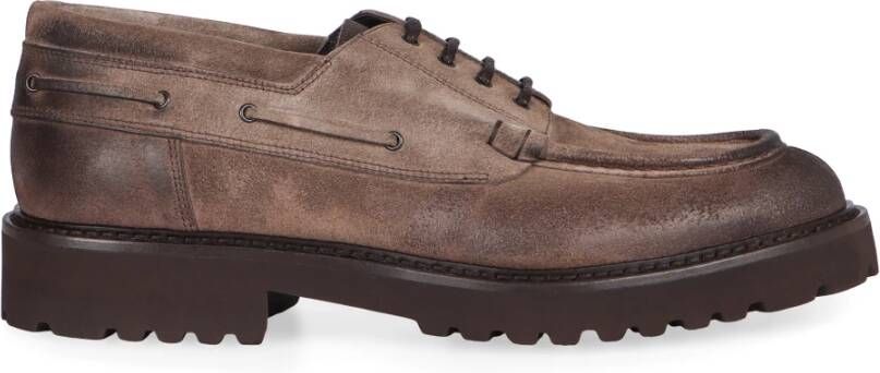 Doucal's Vintage Leren Veterschoenen