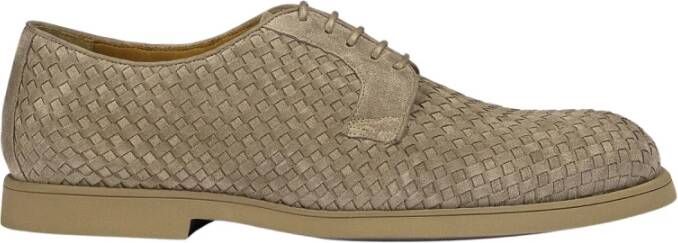 Doucal's Woven Suede Derby Veterschoen