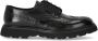 Doucal's Zwarte Brogue Veterschoen Black Heren - Thumbnail 1