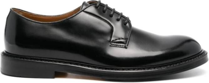 Doucal's Ebony Brown Derby Veterschoenen