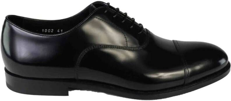 Doucal's Werk Schoenen Italiaans Leer Professionele Stijl Black Heren