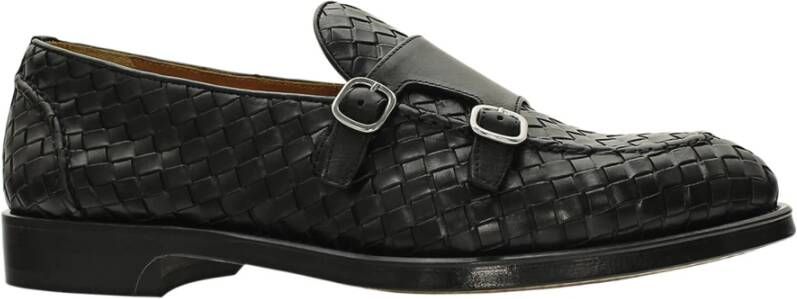 Doucal's Zwarte Geweven Loafers