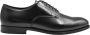 Doucal's Zwarte leren derby schoenen - Thumbnail 1