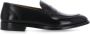 Doucal's Zwarte leren loafers met zichtbare stiksels Black Heren - Thumbnail 1