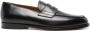 Doucal's Zwarte Leren Penny Loafers - Thumbnail 1
