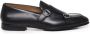 Doucal's Zwarte Leren Monk Strap Loafers Black Heren - Thumbnail 1