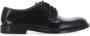 Doucal's Leren Derby Schoen Ronde Neus Glanzende Afwerking Black Heren - Thumbnail 6