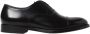 Doucal's Zwarte Oxford Leren Schoenen - Thumbnail 1
